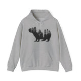 Nature Capybara Forest Silhouette Unisex Hoodie