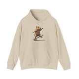 Skater Capybara Riding Skateboard Unisex Hoodie