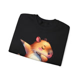 Capybara Doing the Dab Funny Cartoon Unisex Sweatshirt