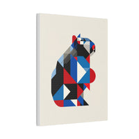 Geometric Capybara Abstract Canvas Print