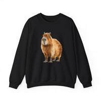 Watercolor Capybara Golden Fur Unisex Sweatshirt