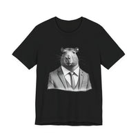 Business Capybara in Suit and Tie Unisex T-Shirt