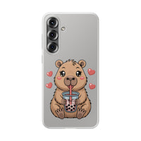 Bubble Tea Bliss with Capy Phone Case