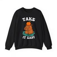 Take It Easy Capybara Unisex Sweatshirt