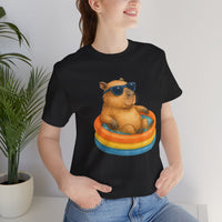 Vacation Mode Capybara Pool Day Unisex T-Shirt