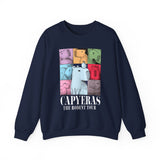 Funny Capybara Rodent Music Tour Vibes Unisex Sweatshirt