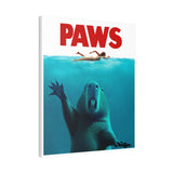 Capybara Paws Parody Canvas Print