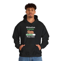 Funny Capybara Motivation Loading Please Wait Unisex Hoodie