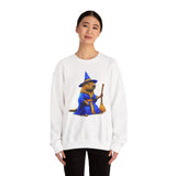 Wizard Capybara in Magic Robe Unisex Sweatshirt