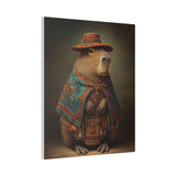 Andean Capybara Elegance Canvas Print