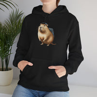 Capybara Goes To School Unisex Hoodie