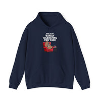 Funny Capybara Barely Tolerating You Face Unisex Hoodie