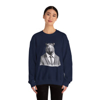 usiness Capybara in Suit and Tie Unisex Sweatshirt