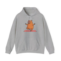 Yoga Capybara Meditation Pose Unisex Hoodie