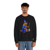 Wizard Capybara in Magic Robe Unisex Sweatshirt