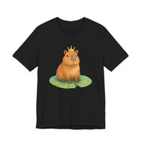 Royal Capybara On Lily Pad Unisex T-Shirt