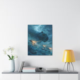 Kaiju Capybara Attack Canvas Print