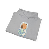 Astronaut Capybara Holding Earth Unisex Hoddie