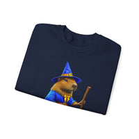 Wizard Capybara in Magic Robe Unisex Sweatshirt