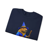 Wizard Capybara in Magic Robe Unisex Sweatshirt