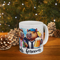 Capybara Bros and Beers Ceramic Mug