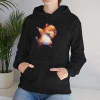 Capybara Doing the Dab Funny Cartoon Unisex Hoodie