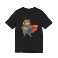 Mighty Capybara Superhero Pose Unisex T-Shirt