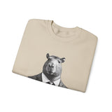 usiness Capybara in Suit and Tie Unisex Sweatshirt
