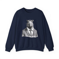 usiness Capybara in Suit and Tie Unisex Sweatshirt