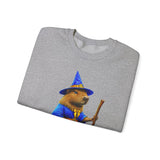 Wizard Capybara in Magic Robe Unisex Sweatshirt