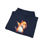 Capybara Doing the Dab Funny Cartoon Unisex Hoodie