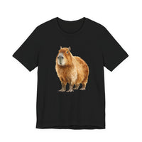 Watercolor Capybara Golden Fur Unisex T-Shirt