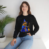 Wizard Capybara in Magic Robe Unisex Sweatshirt
