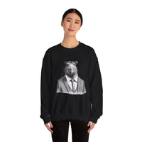 usiness Capybara in Suit and Tie Unisex Sweatshirt