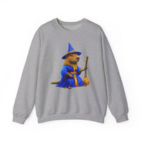 Wizard Capybara in Magic Robe Unisex Sweatshirt