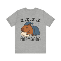 Napybara Funny Sleeping Capybara Design Unisex T-Shirt