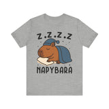 Napybara Funny Sleeping Capybara Design Unisex T-Shirt