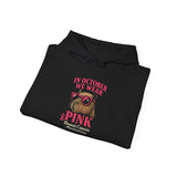 Capybara October Pink Breast Cancer Support Unisex Hoodie