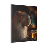 Capybara Had a Long Day Canvas Print