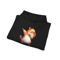 Capybara Doing the Dab Funny Cartoon Unisex Hoodie