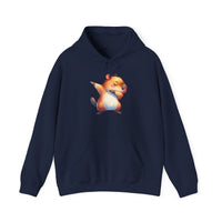 Capybara Doing the Dab Funny Cartoon Unisex Hoodie