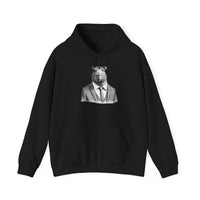 Business Capybara in Suit and Tie Unisex Hoodie