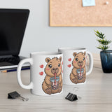 Bubble Tea Bliss with Capy Ceramic Mug