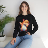 Capybara Doing the Dab Funny Cartoon Unisex Sweatshirt
