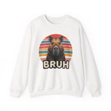 Retro Capybara Bruh Expression Unisex Sweatshirt