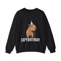 Happy Capybirthday Funny Capybara Unisex Sweatshirt