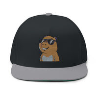 Capybara with Shades Snapback Hat