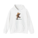 Skater Capybara Riding Skateboard Unisex Hoodie