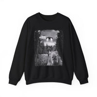 Capybara Selfie With Bigfoot And UFOs Unisex Sweatshirt