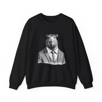 usiness Capybara in Suit and Tie Unisex Sweatshirt